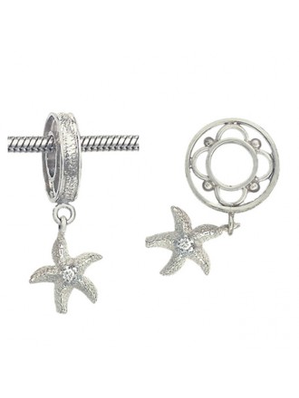 Storywheels Estrella de Mar con Diamantes 14K Rueda de Oro Blanco SOLO 2 DISPONIBLES -271202